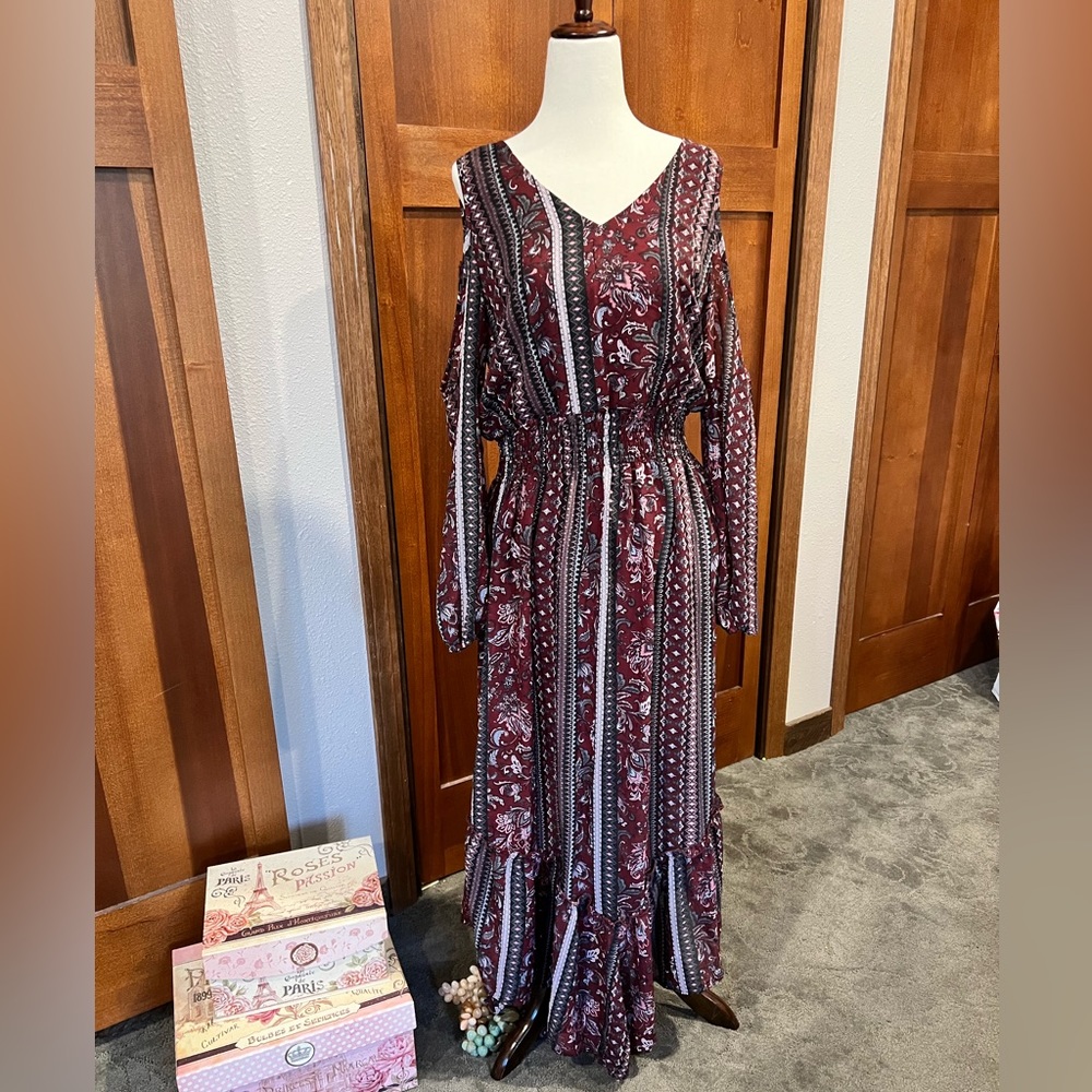 Cute cold shoulder dress